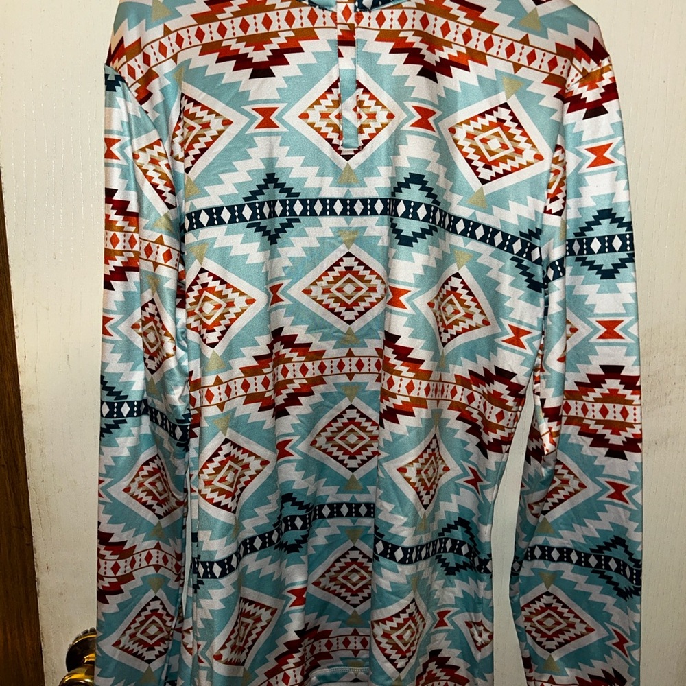 Aztec Long Sleeve Top